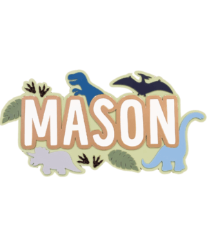 Triple Layer Name Plaque | Dinosaur Theme