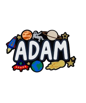 Triple Layer Name Plaque | Space Theme