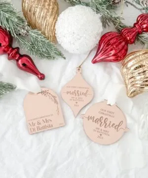 First Christmas Married Ornament