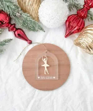 Ballerina Drop Ornament