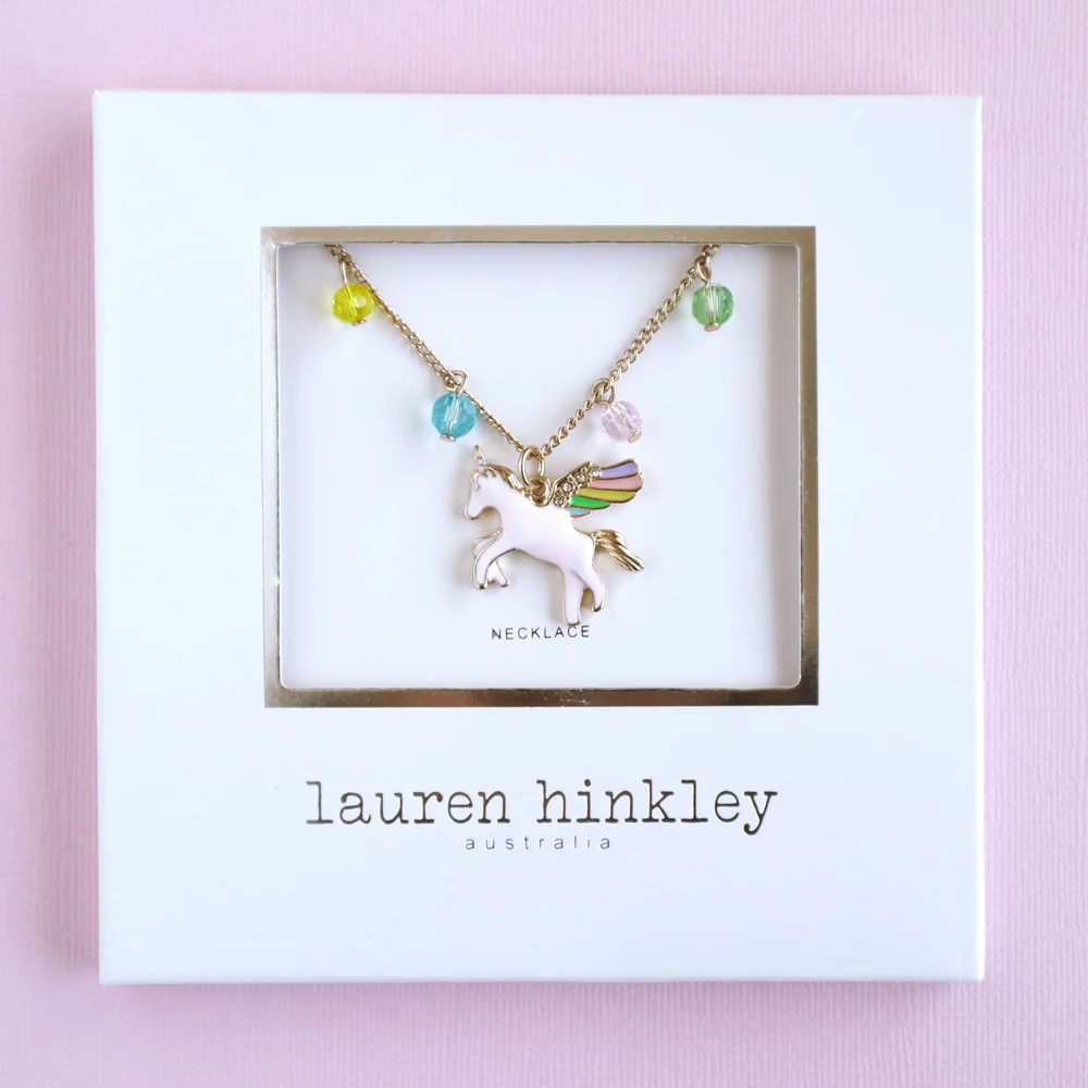 Celestial Unicorn Necklace Chuckle Wood